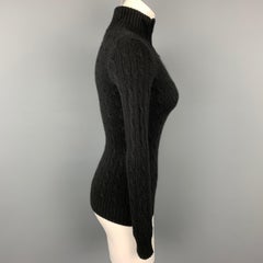 RALPH LAUREN Black Label Size XS Black Knitted Cashmere Sweater
