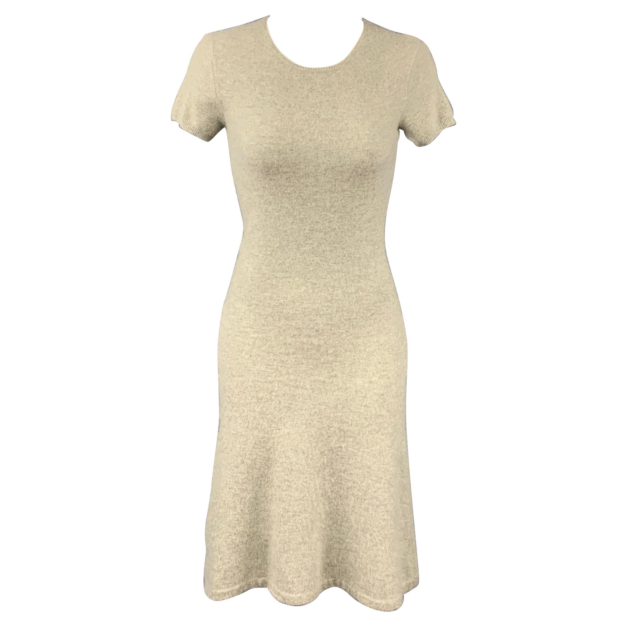 XS Grey Cashmere Dress For Sale at 1stDibs