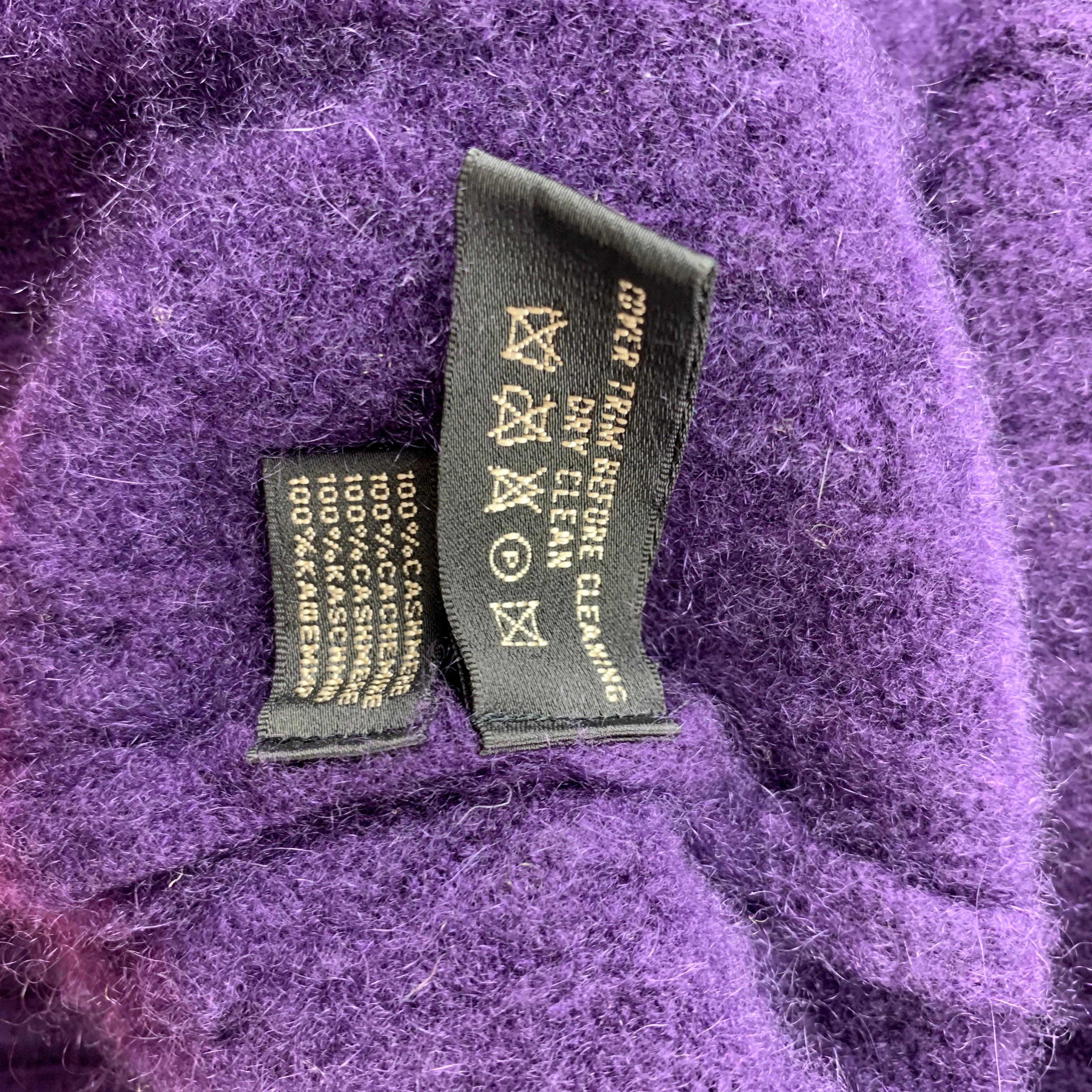 Women's RALPH LAUREN Black Label Size XS Purple Cashmere Sweater