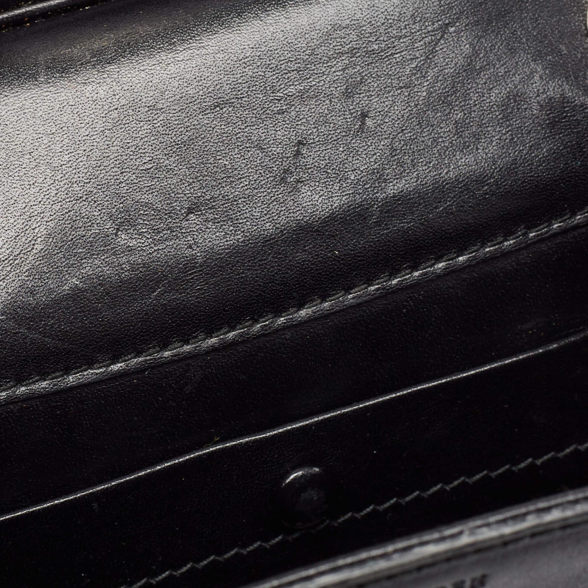 Mini bolso cruzado Ricky de piel negra Ralph Lauren 3