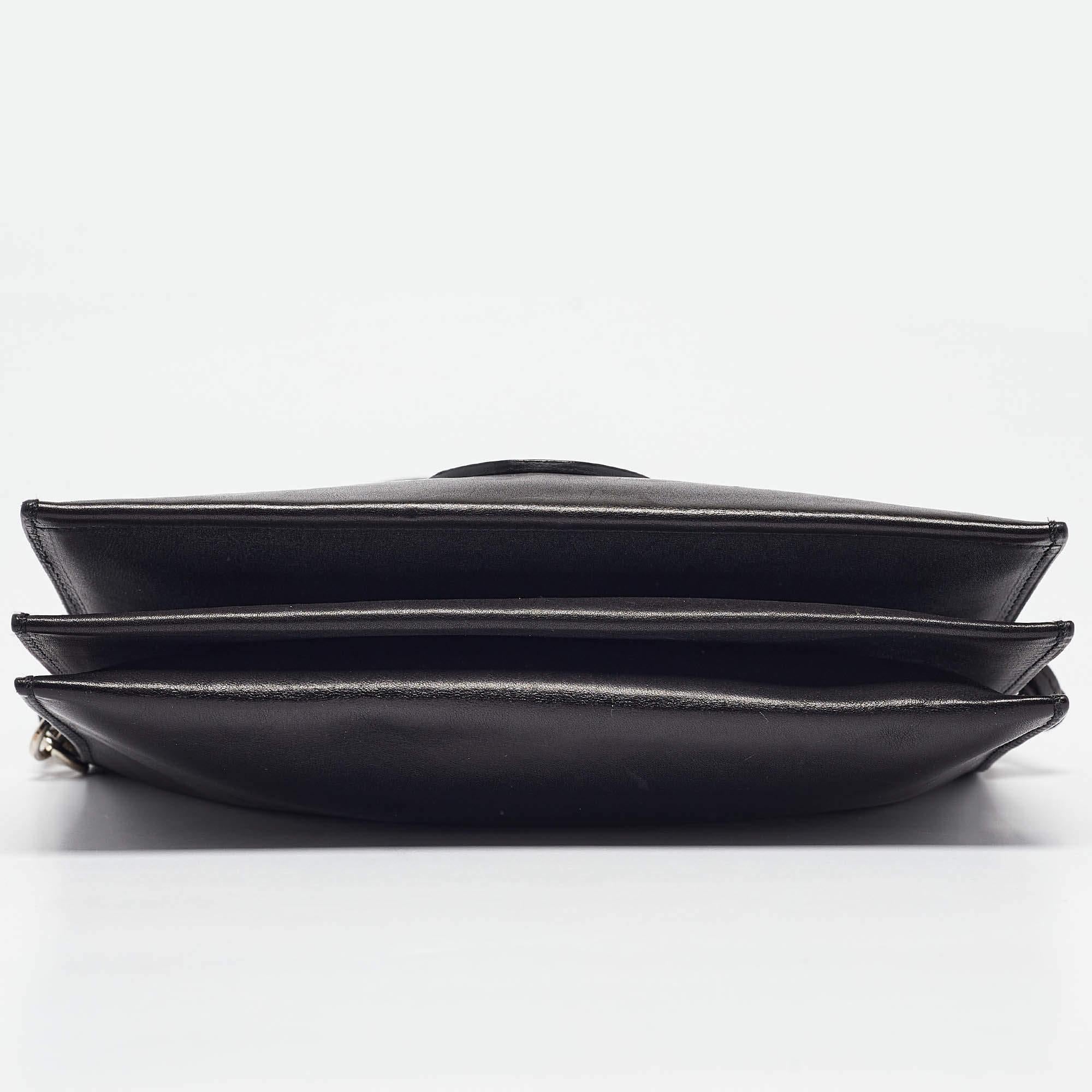 Ralph Lauren Black Leather Ricky Clutch Bag 3