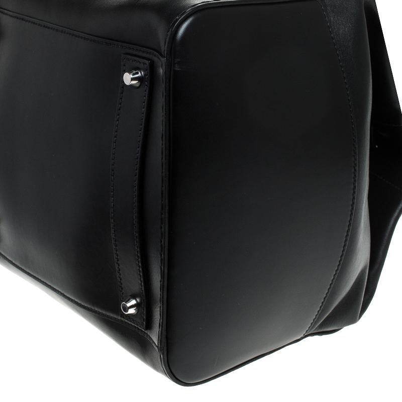 Women's Ralph Lauren Black Leather Ricky Suitcase