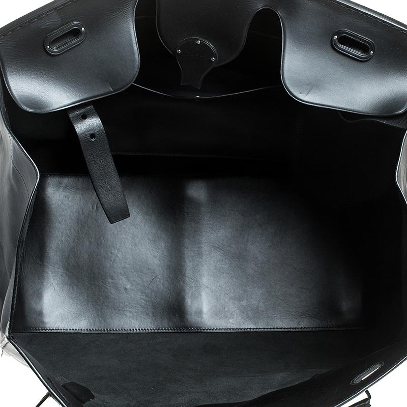 Ralph Lauren Black Leather Ricky Suitcase 1