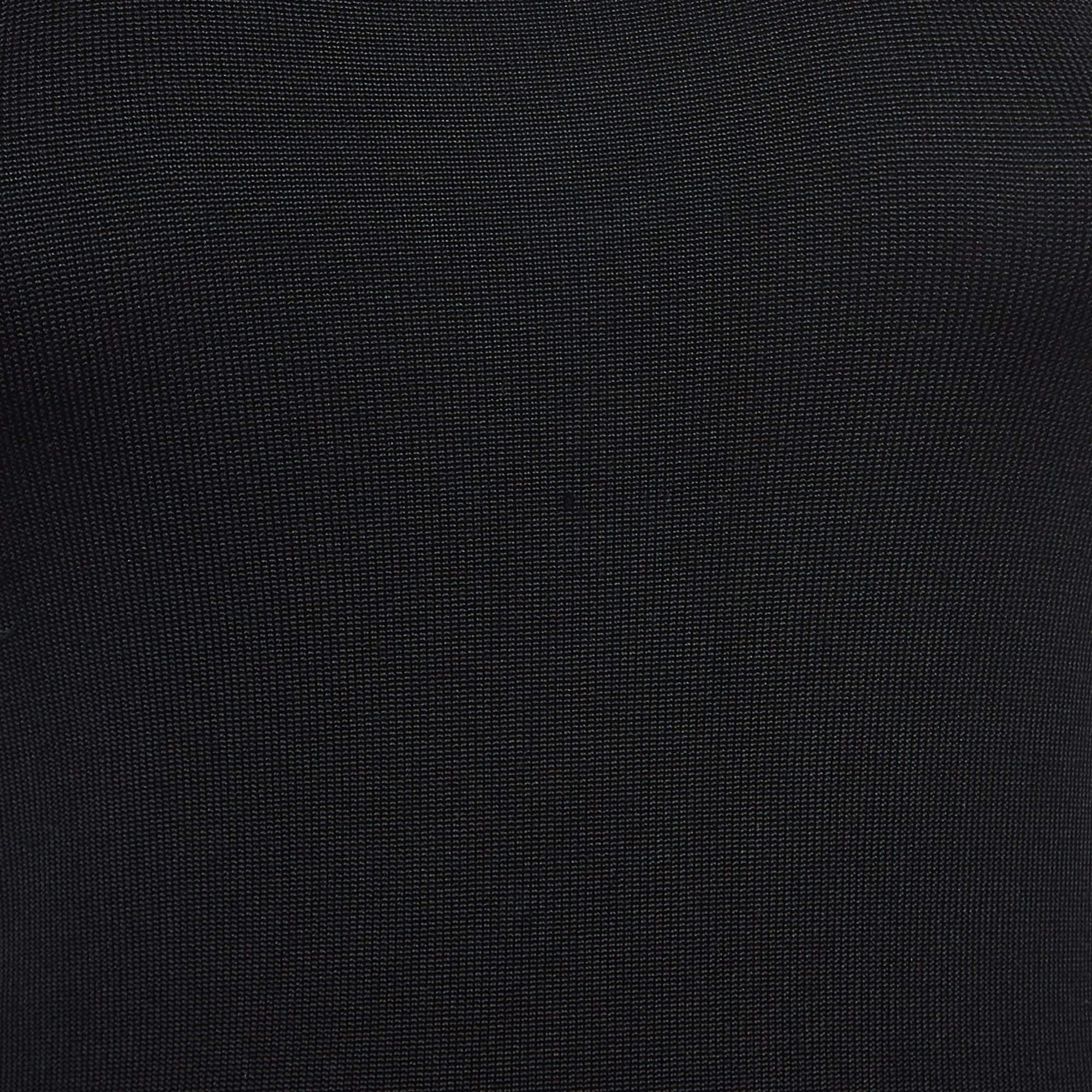 Camiseta de tirantes de punto Ralph Lauren negra con tirantes de piel XS Negro en venta