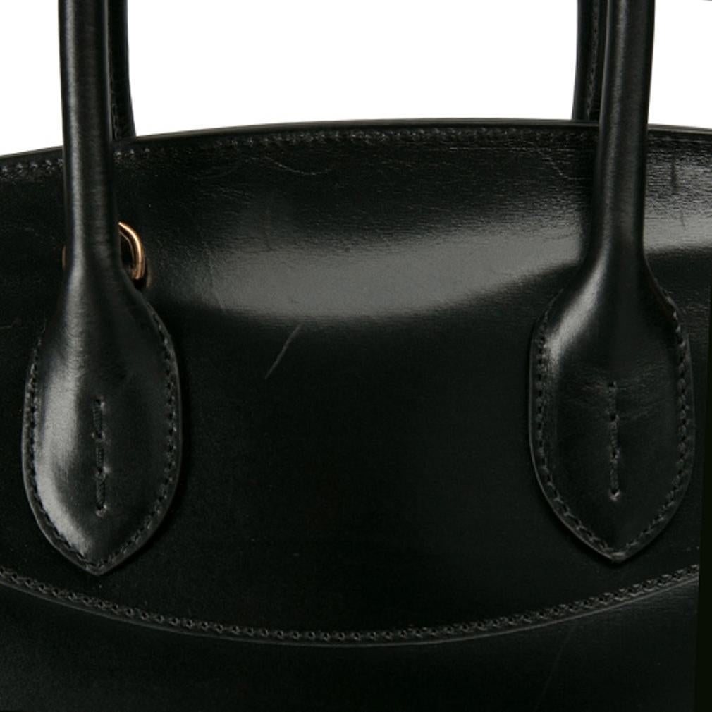 ralph lauren black leather bag