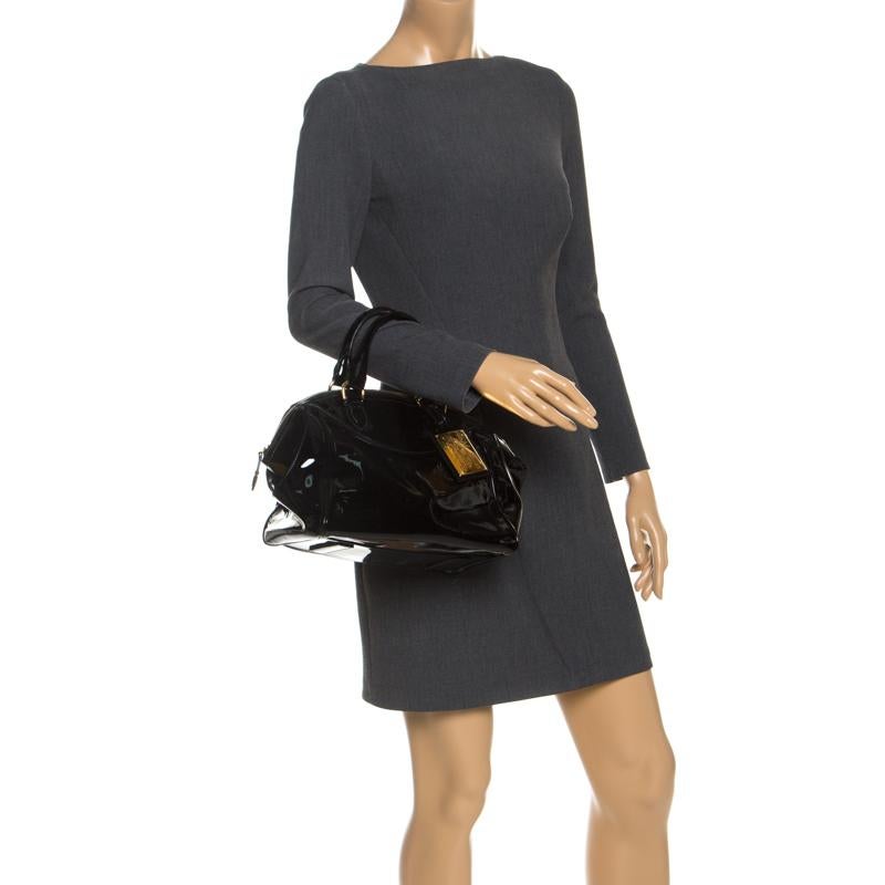 ralph lauren patent leather bag