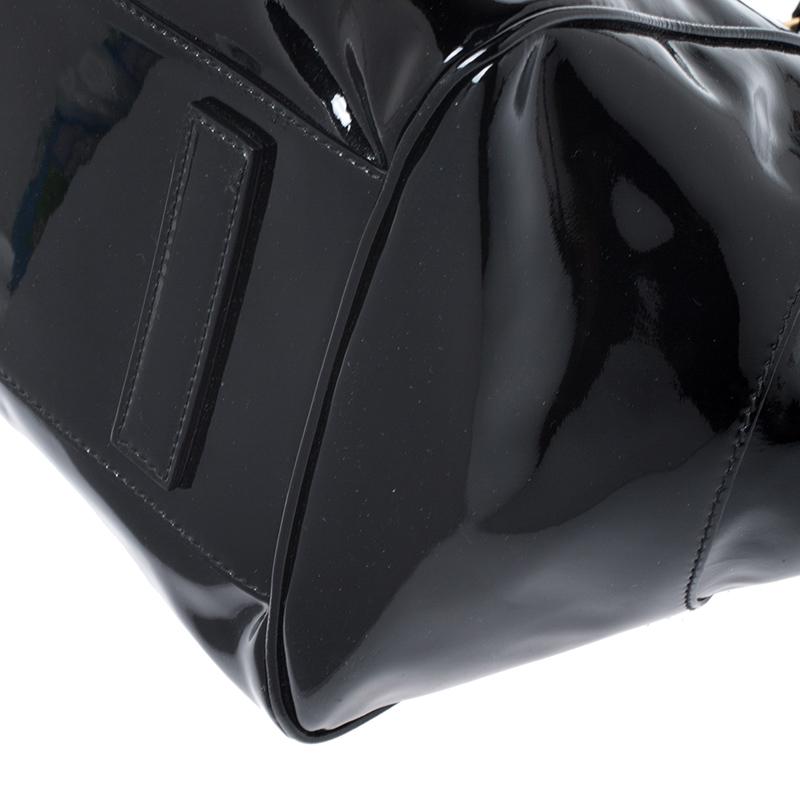 Ralph Lauren Black Patent Leather Proprietor Satchel 1