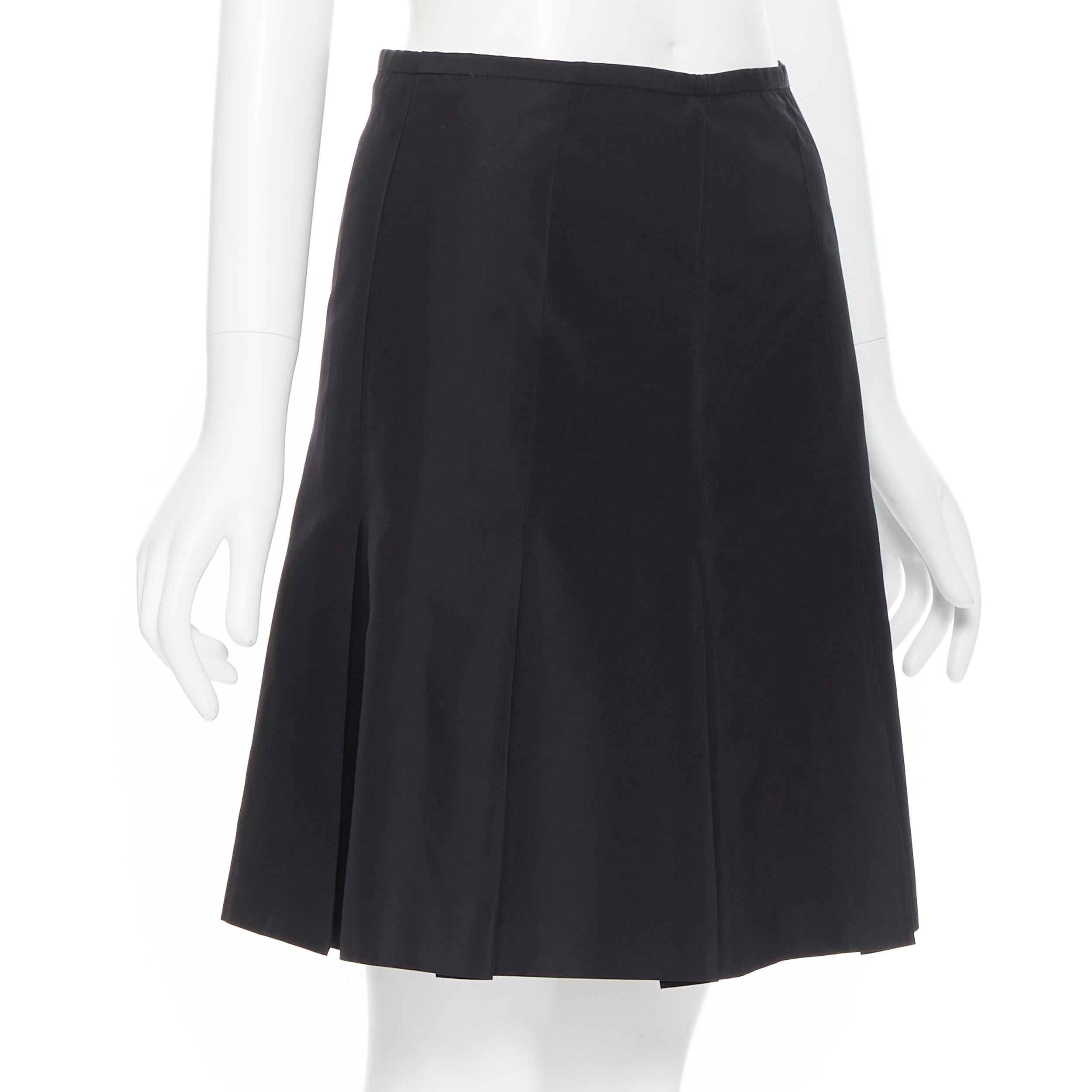 black a line skirt knee length