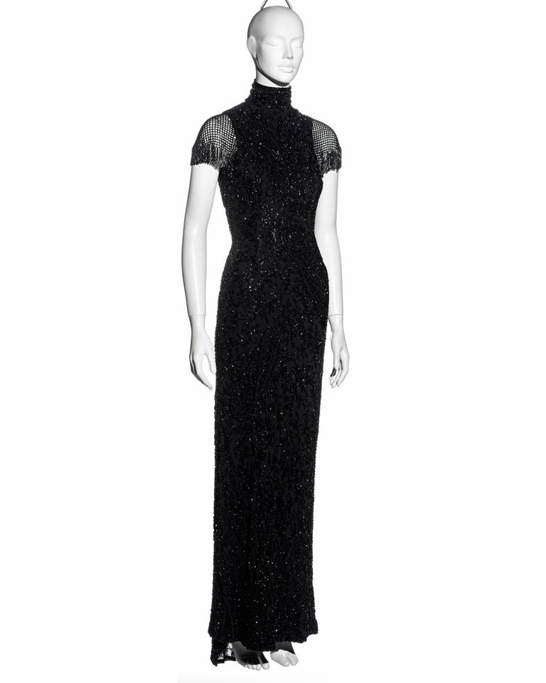 Sequin Ralph Lauren Dresses Price Ralph Lauren Black Silk Beaded