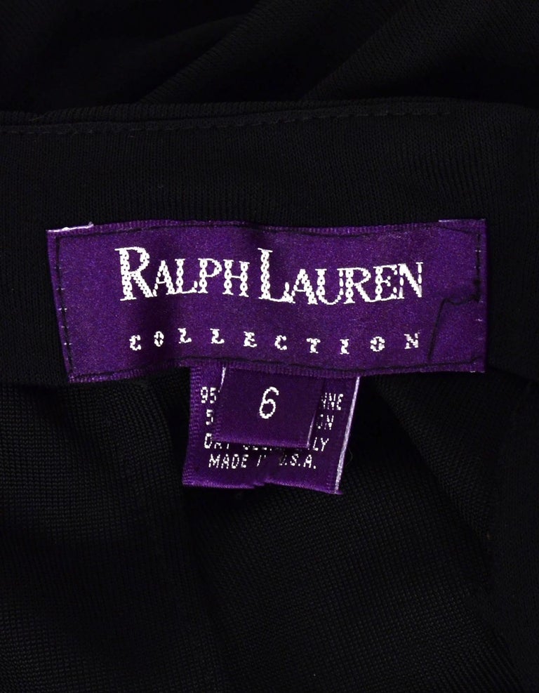 Ralph Lauren Black Slacks Sz 6 For Sale at 1stdibs