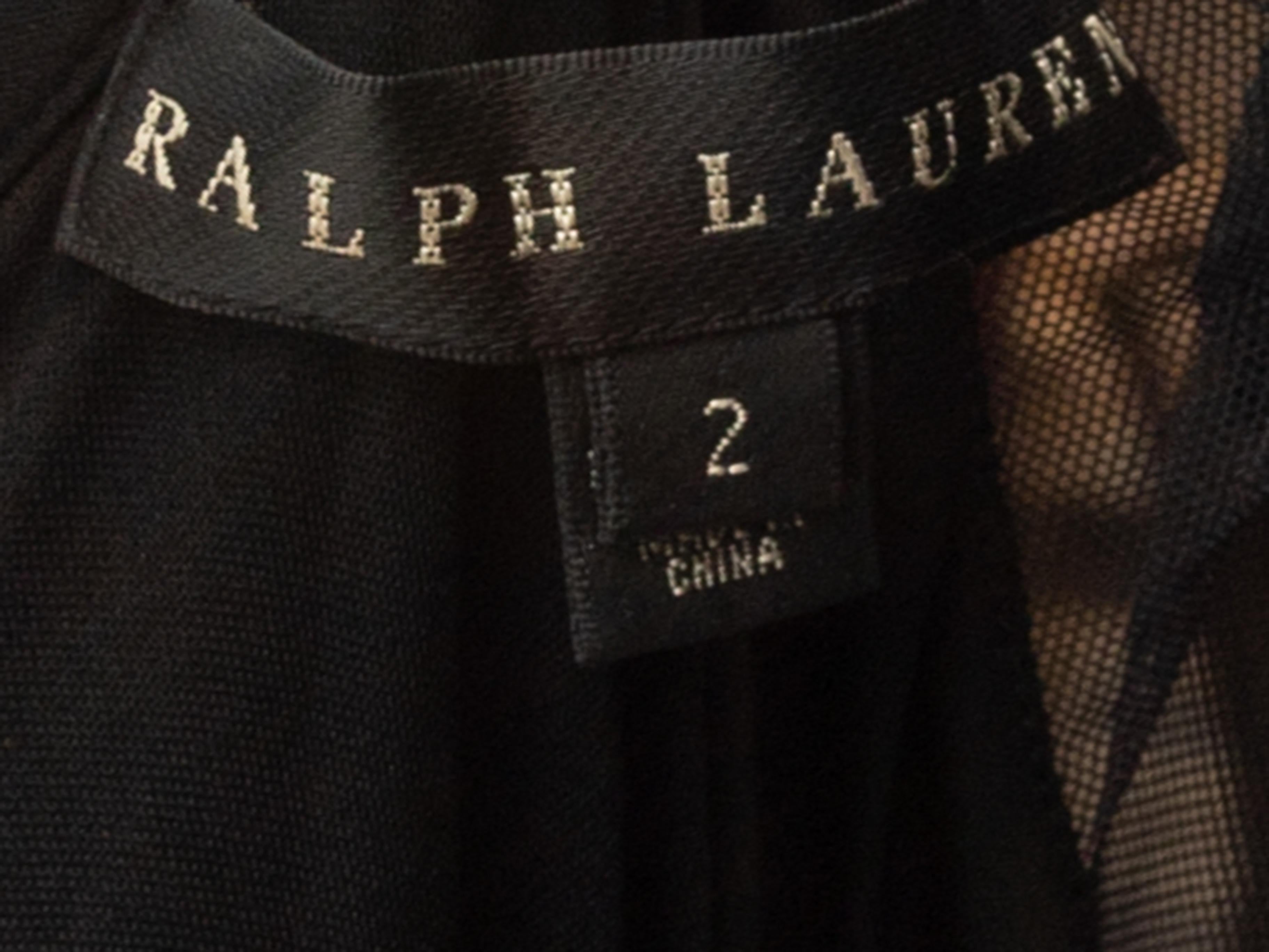 Ralph Lauren Black Sleeveless Maxi Dress In Good Condition In New York, NY