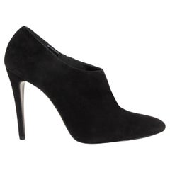 RALPH LAUREN black suede Ankle Boots Shoes 8.5