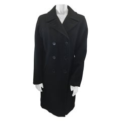 Ralph Lauren Black Wool Coat