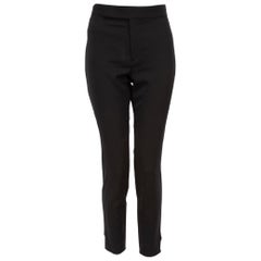 Ralph Lauren pantalon ajusté en laine noire taille XS
