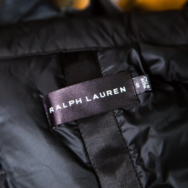Ralph Lauren Black Zip Front Hooded Jacket S 2