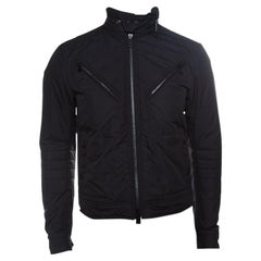 Ralph Lauren Black Zip Front Hooded Jacket S