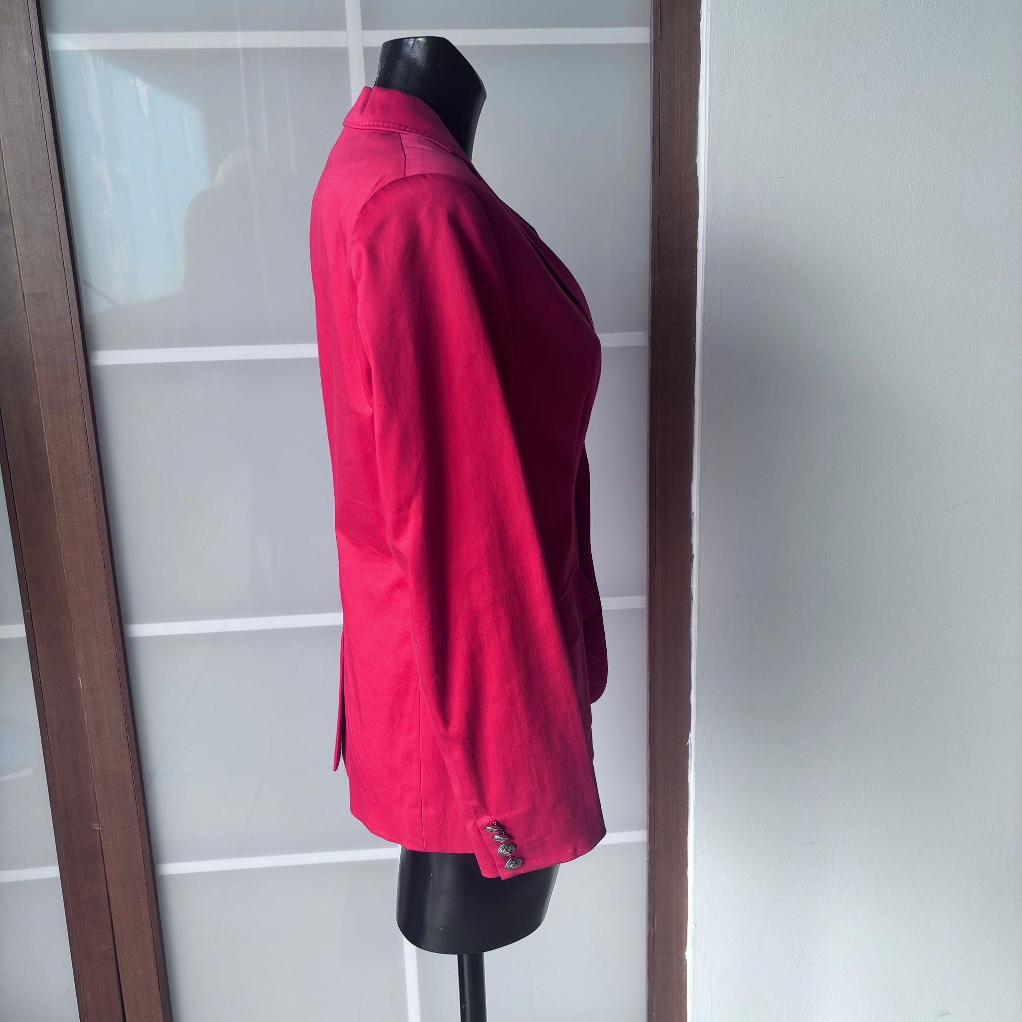 Ralph Lauren Blazer Rosso Donna con Stemma Ricamato “1967” , ottime condizioni in vendita 1