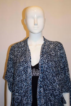 Ralph Lauren Blue and White Summer Cover Up