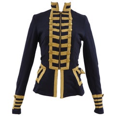 Vintage Ralph Lauren blue gold jacket