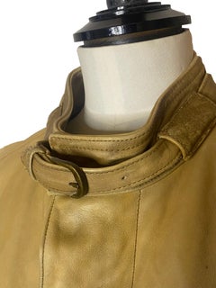 Ralph Lauren Blue Label Collection Aviator Leather Jacket - Size L. Excellent