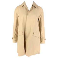 RALPH LAUREN Blue Label Size 10 Beige Cotton Nylon Coat