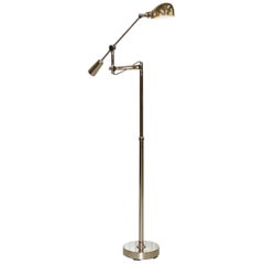 Ralph Lauren Boom Arm RL 67 Est Chrome Floor Standing Height Adjustable Lamp