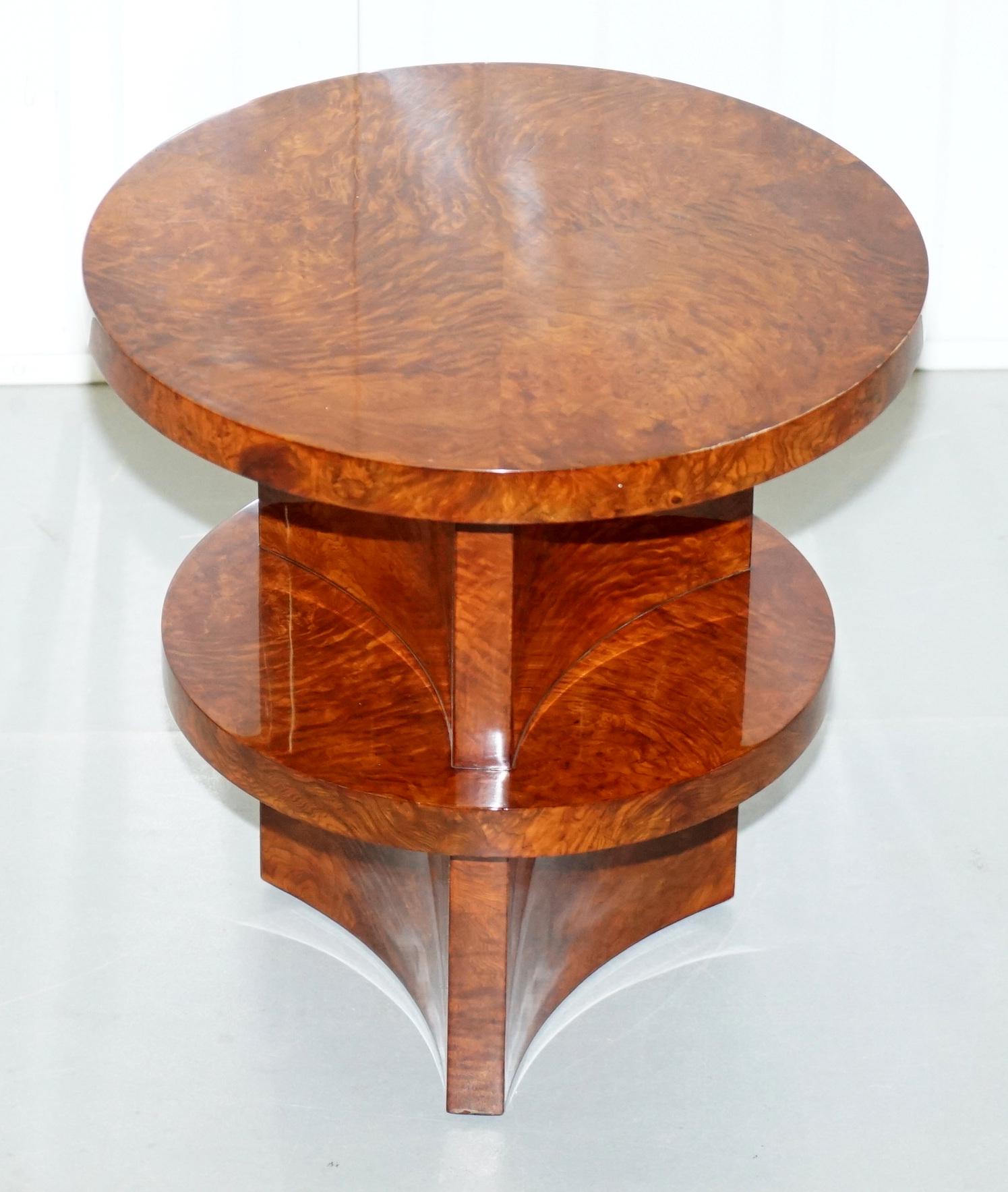 We are delighted to offer for sale this stunning as new RRP £3500 Ralph Lauren Brewster Accent side end lamp wine table in Burl Walnut

I have a number of very high-end luxury Ralph Lauren pieces of furniture that I will be listing over the next