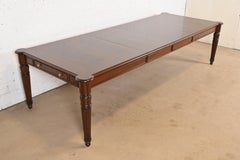 Ralph Lauren British Colonial Flame Mahogany Extension Dining Table, Refinished