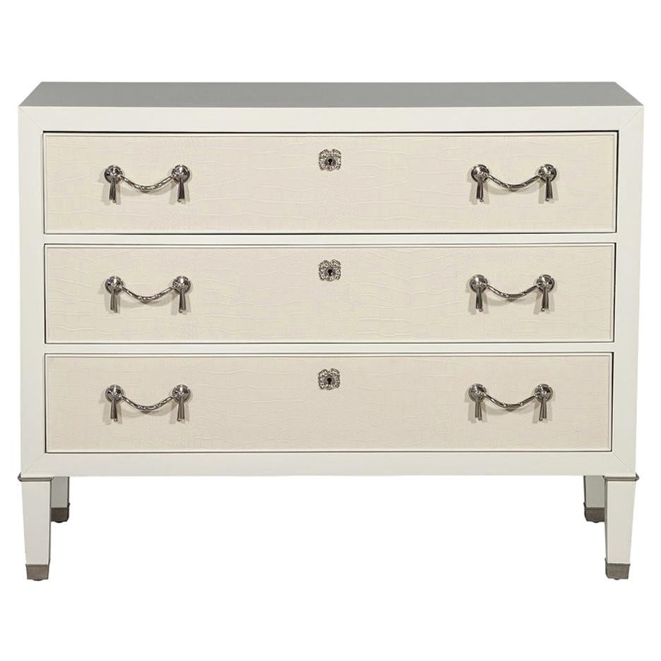 Ralph Lauren Brook Street Chest in White Lacquer