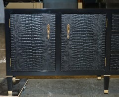 RALPH LAUREN BROOK STREET CHEST OF DRAWERS SiDEBOARD ALLIGATOR LEATHER