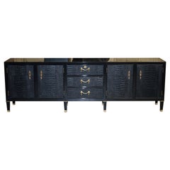 RALPH LAUREN BROOK STREET CHEST OF DRAWERS SiDEBOARD ALLIGATOR LEATHER