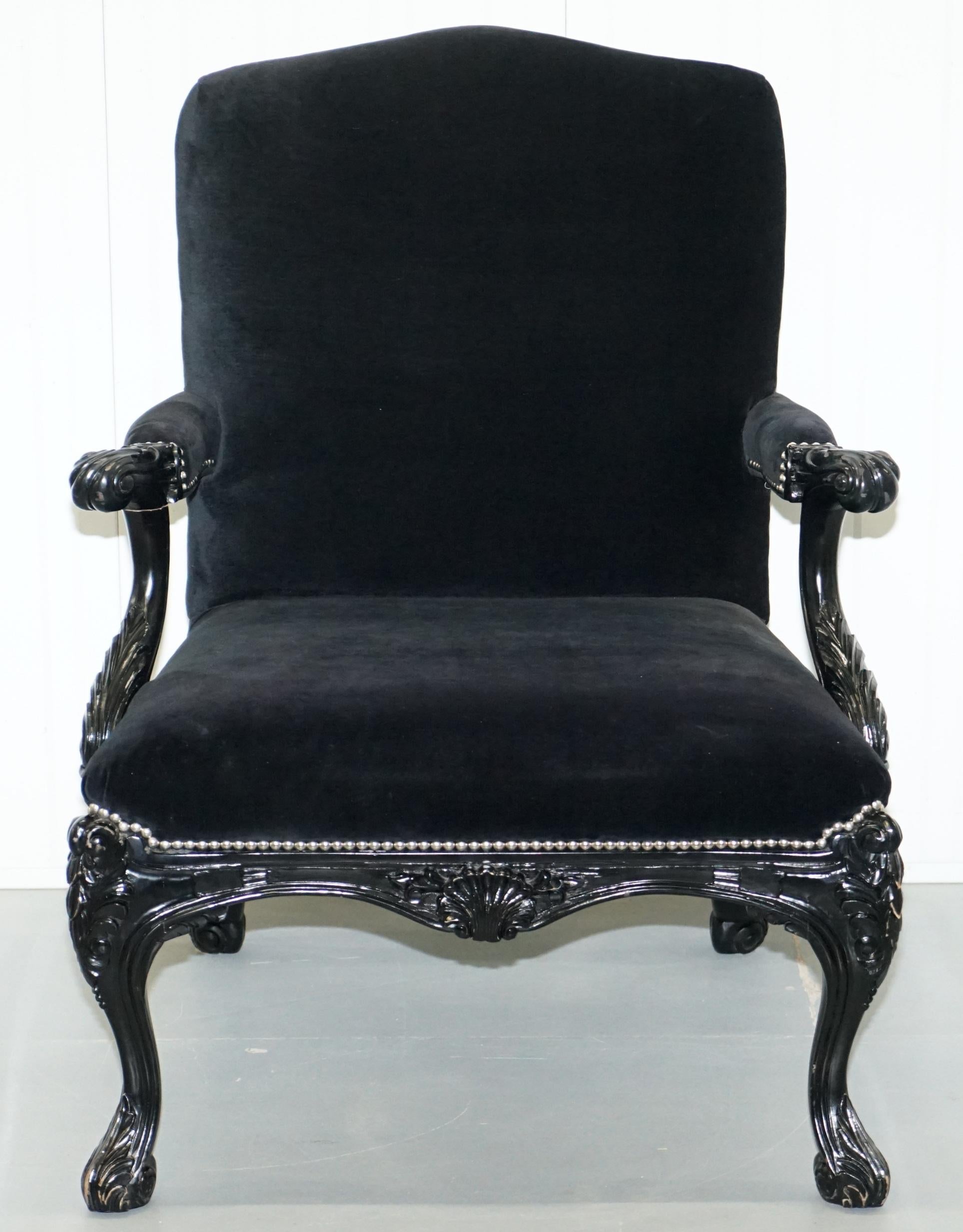 Ralph Lauren Brook Street Desk and Clivedon Black Velvet Office Chair 4