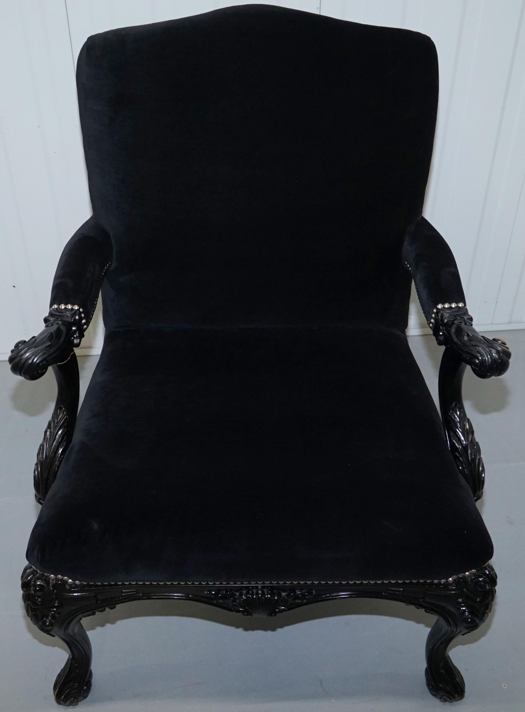 Ralph Lauren Brook Street Desk and Clivedon Black Velvet Office Chair 5