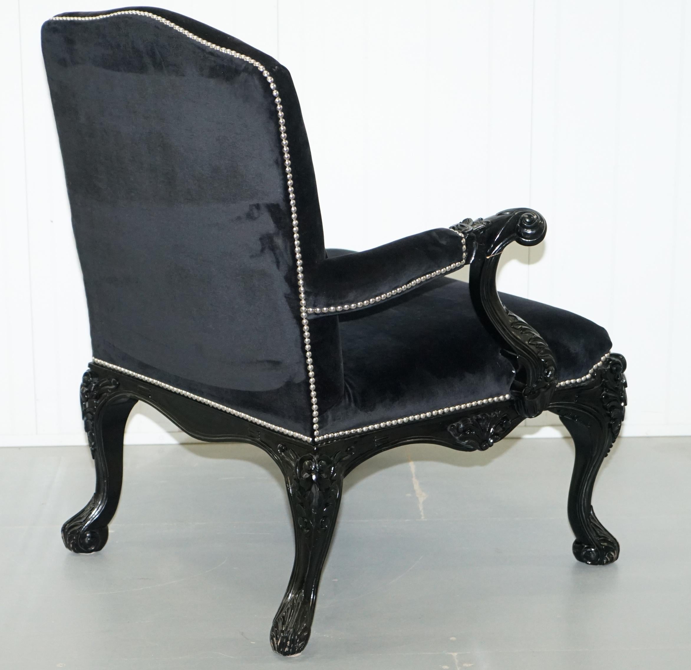 Ralph Lauren Brook Street Desk and Clivedon Black Velvet Office Chair 9