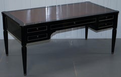 Ralph Lauren Brook Street Desk and Clivedon Black Velvet Office Chair