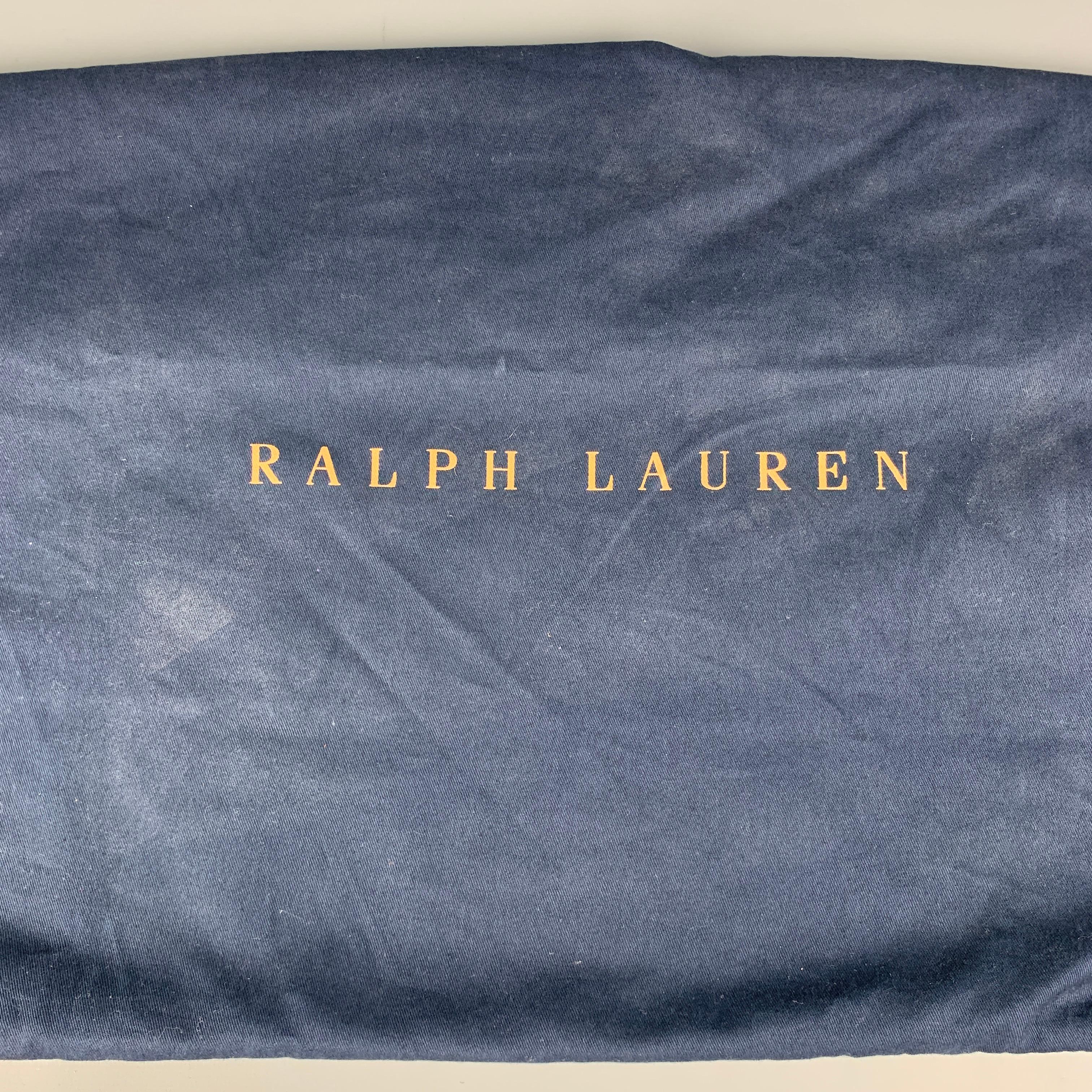 RALPH LAUREN Brown Bifold Leather Briefcase 2