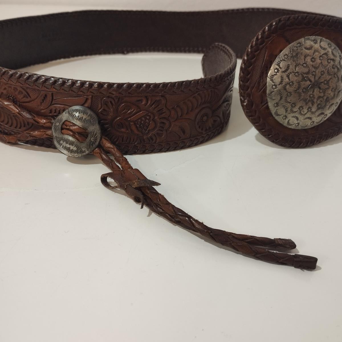 Ralph Lauren Brown Leather Belt In Excellent Condition In Gazzaniga (BG), IT