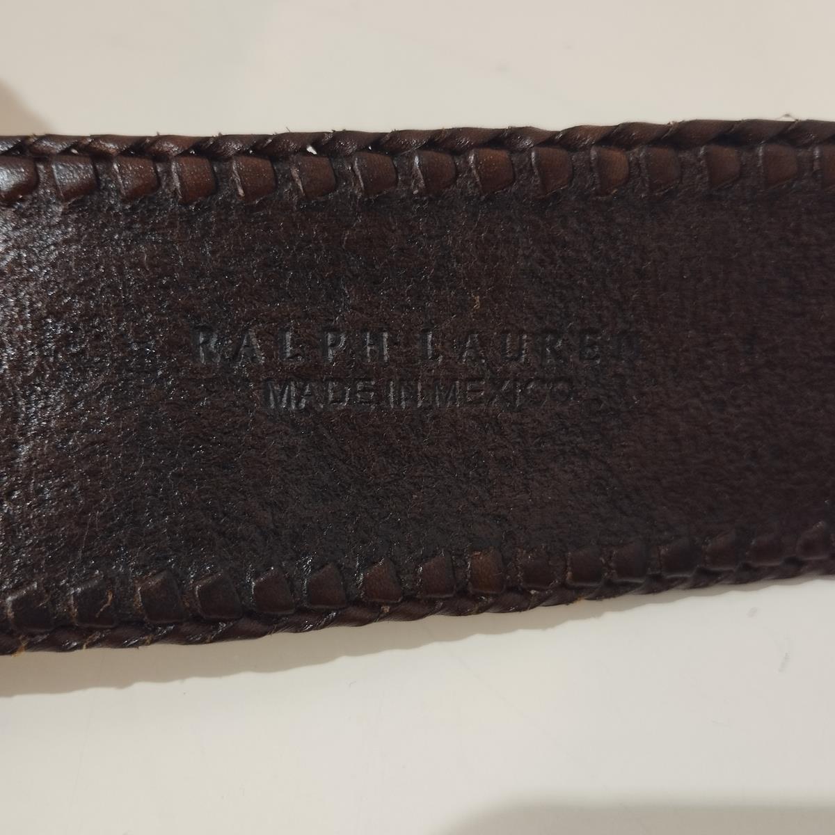 Women's Ralph Lauren Brown Leather Belt