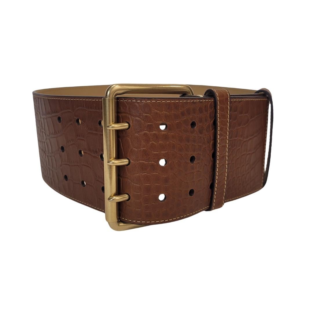 Incredibile e di grande tendenza  Ralph Lauren Cintura in pelle marrone, taglia XS
Condit: Molto Buono (nuovo o come nuovo, senza segni di usura)
Non indossato
Bellissima e intramontabile Pelle larga marrone  cintura in pelle di vitello italiana