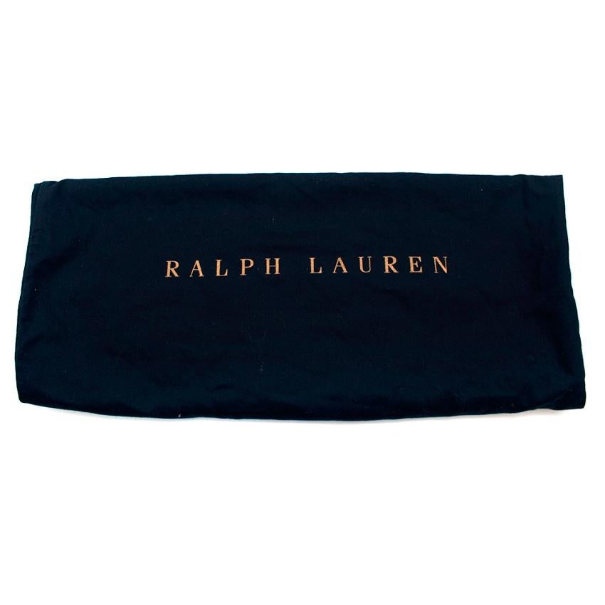 Ralph Lauren Brown Leather Crossbody Tassel Bag In Excellent Condition In London, GB