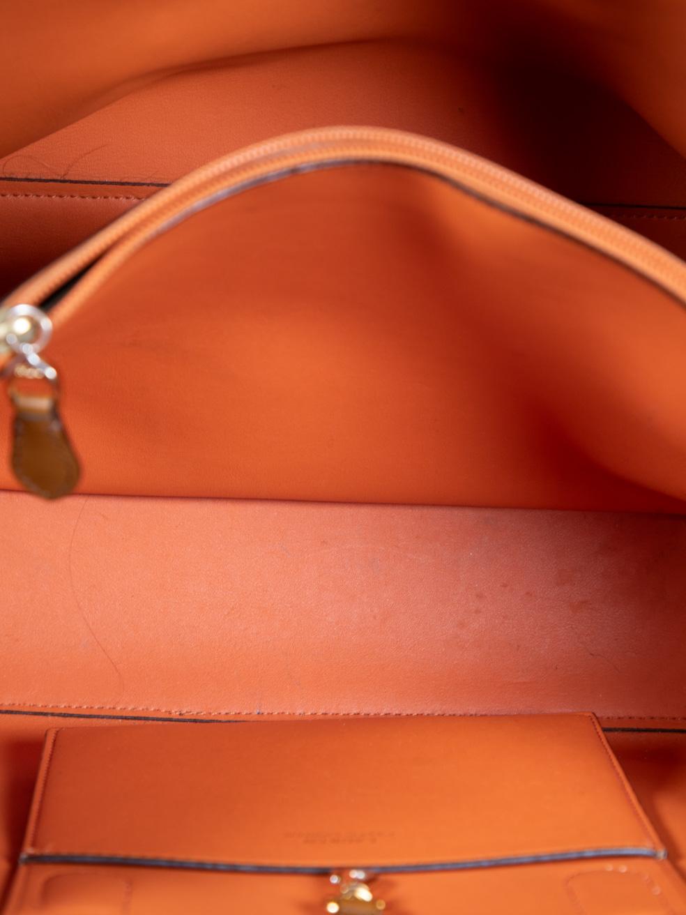 Ralph Lauren Brown Leather Handbag For Sale 2