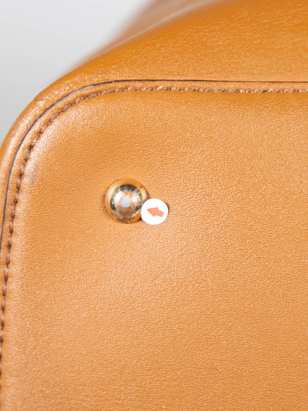 Ralph Lauren Brown Leather Handbag For Sale 3