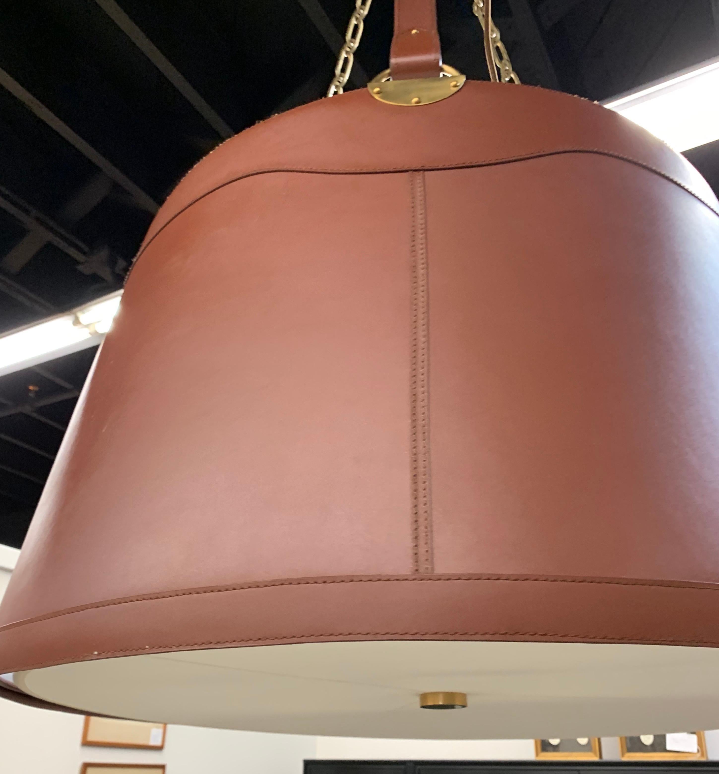 ralph lauren chandelier leather