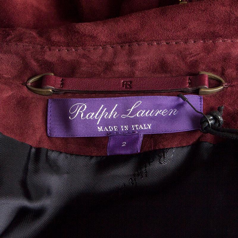 burgundy ralph lauren jacket