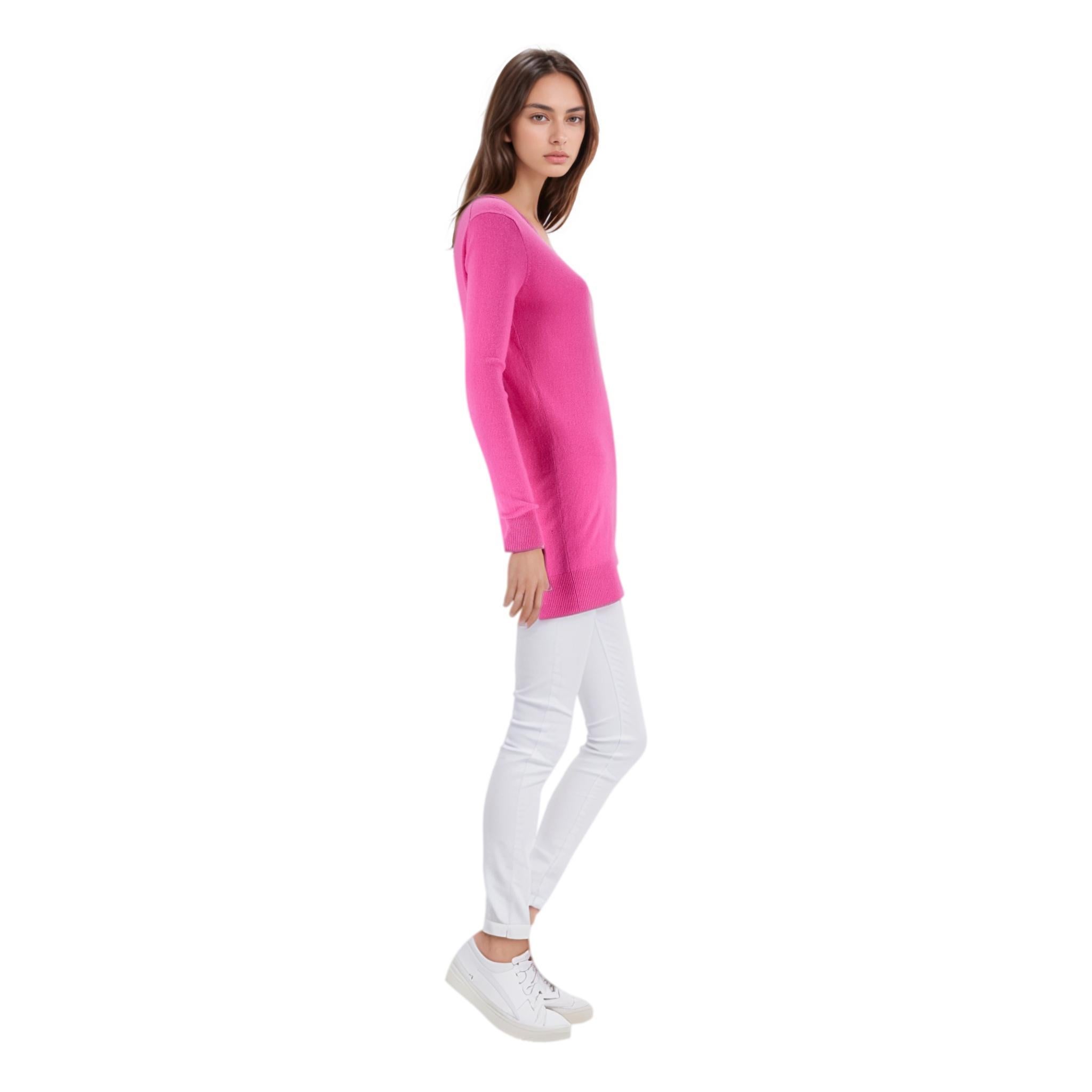 Pink Ralph Lauren Cashmere Jumper For Sale