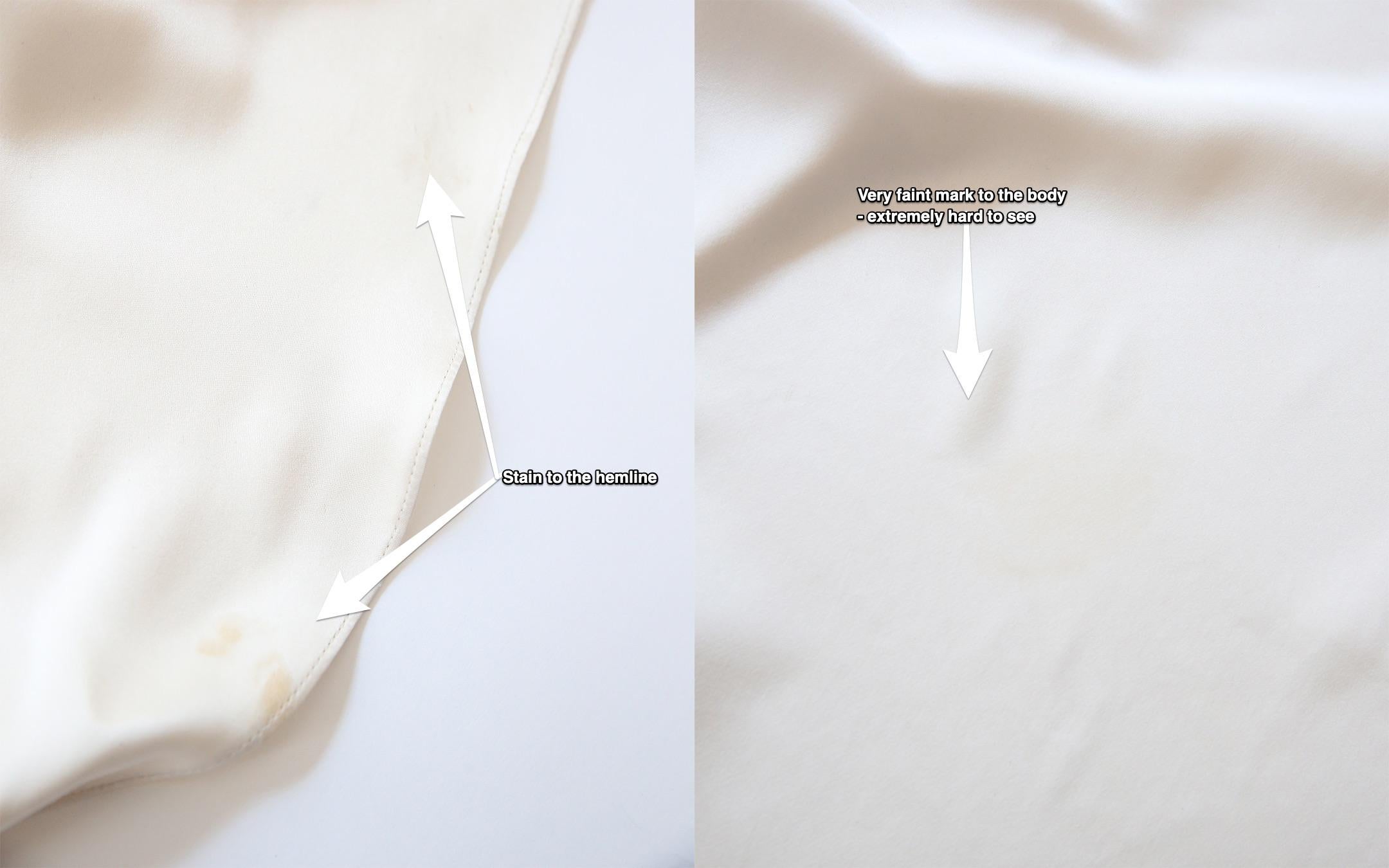 Ralph Lauren champagne bias cut backless silk slip style gown robe dos nu en vente 13