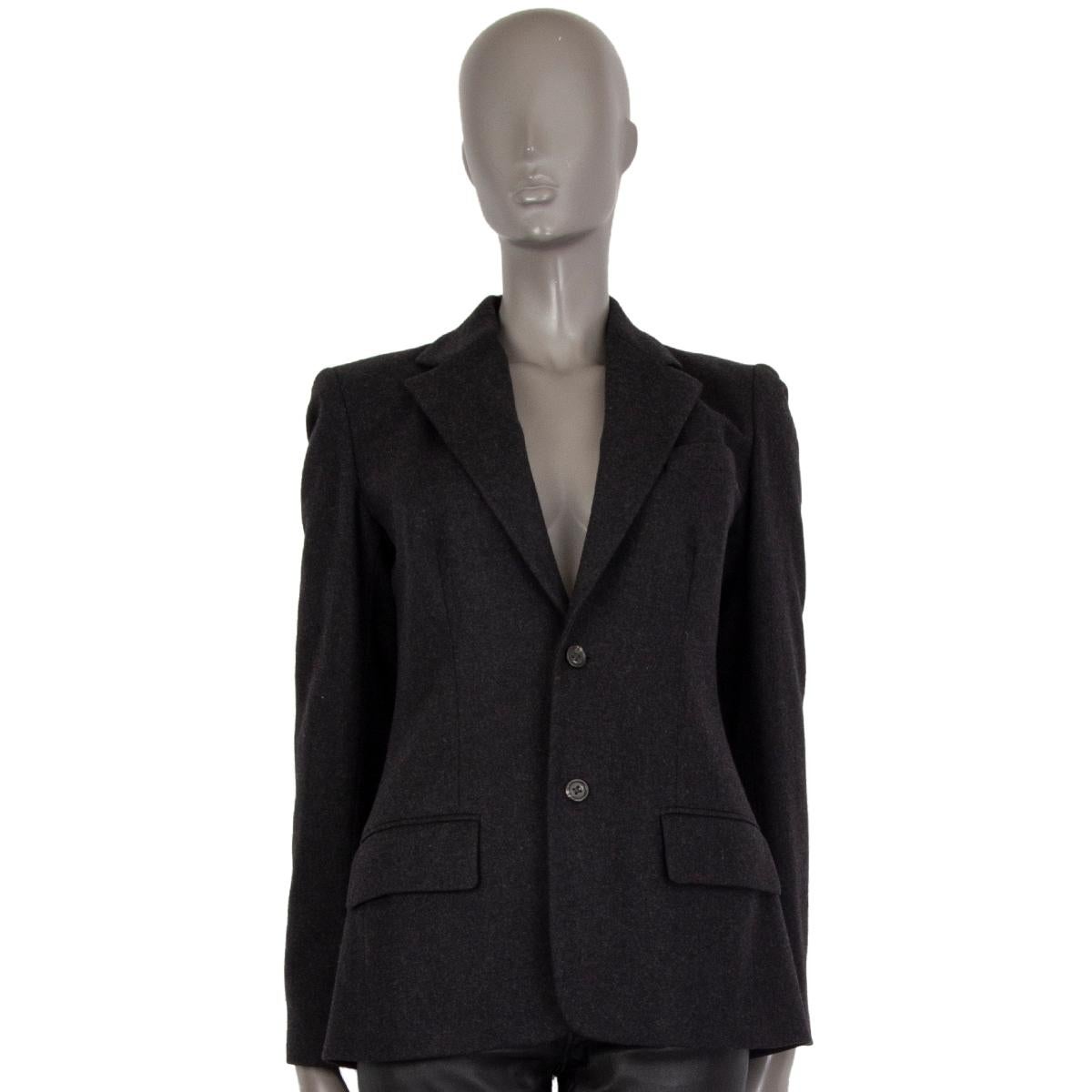 De las mujeres RALPH LAUREN gris marengo lana CLASSIC Blazer Chaqueta 4 XS en venta