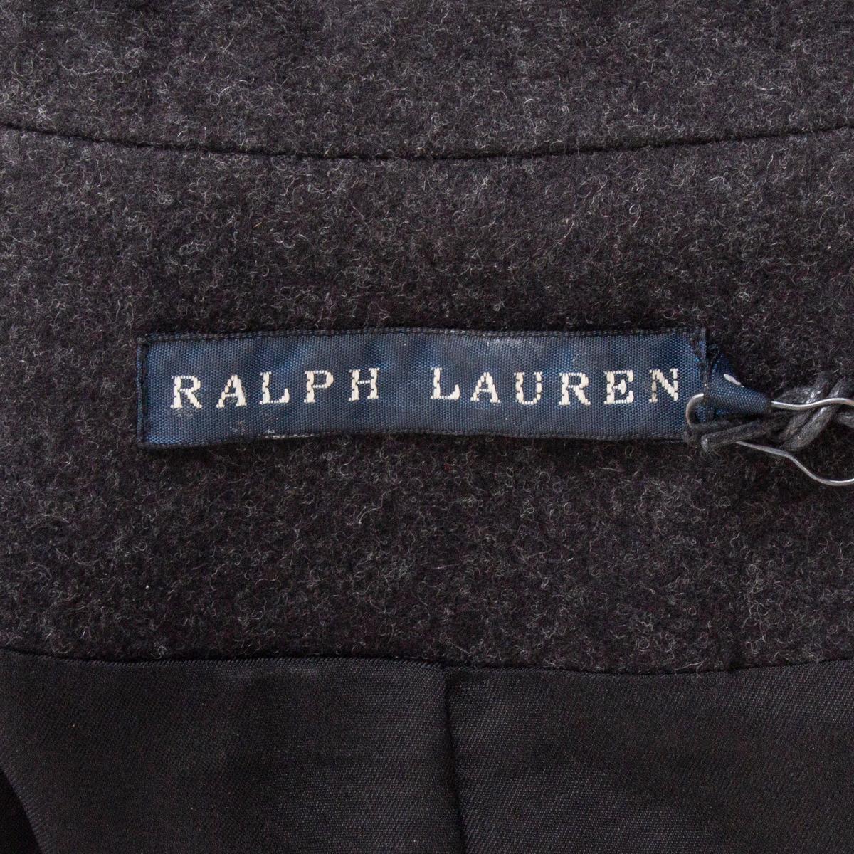 Women's RALPH LAUREN charcoal grey wool CLASSIC Blazer Jacket 4 XS For Sale