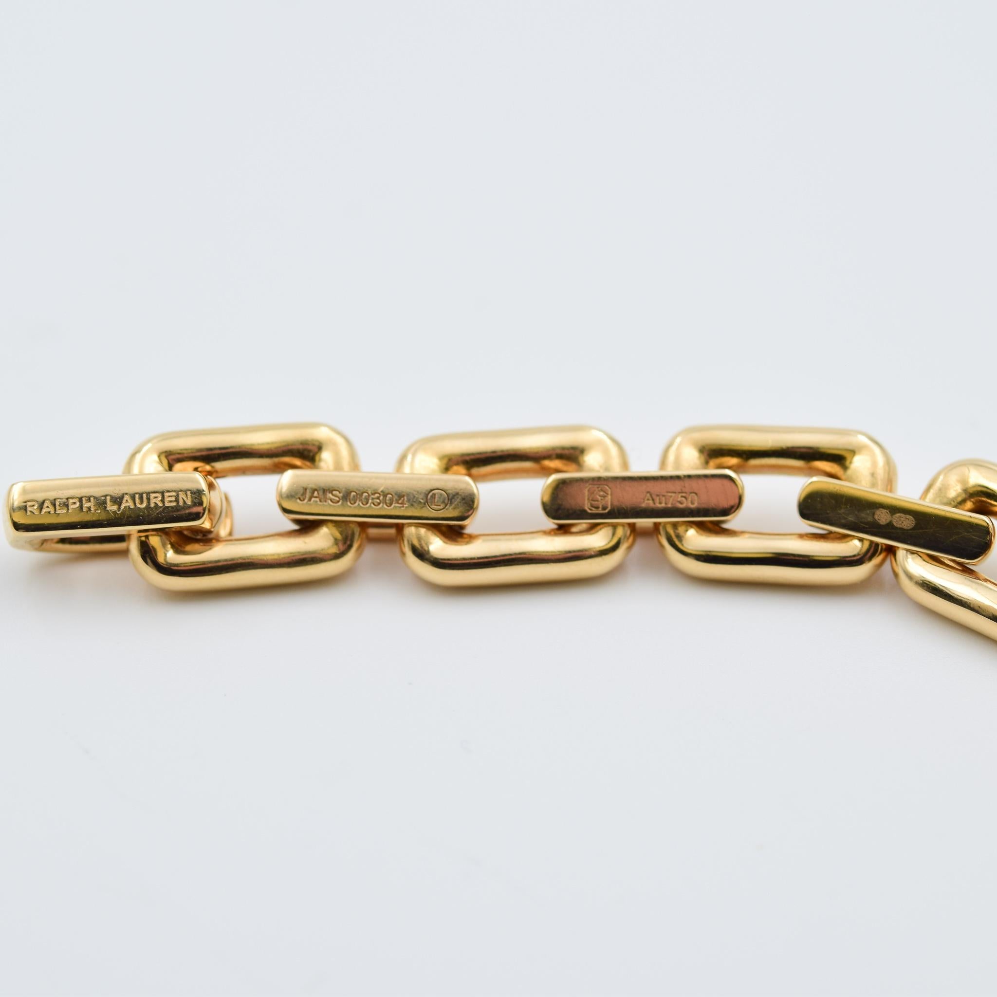 ralph lauren gold bracelet