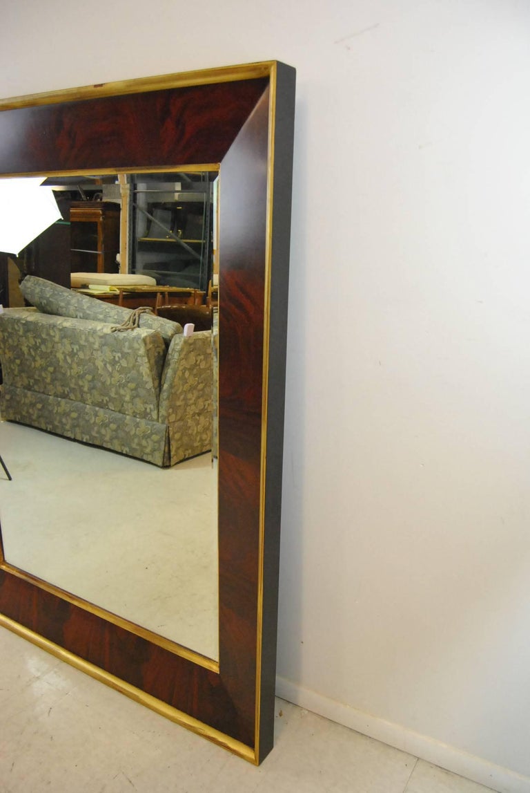 Ralph Lauren City Modern Oversize Wall Mirror Brown/Gold at 1stDibs